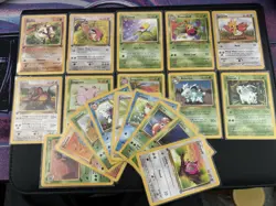 Pokemon TCG Junge 1st edition 19 Card Lot Pokemon English Psyduck Ponyta + More - Image 1