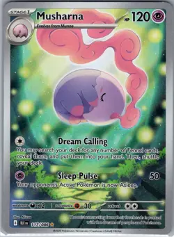 Musharna - 117/086 SV: Black Bolt - Pokemon Card - NM - Image 1