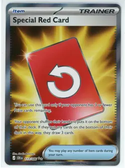 Special Red Card 113/086 Me04: Chaos Rising Holo - Image 1