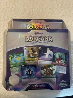 One 1⃣ Disney Lorcana Chapter 2 D100 Gift Set Rise of the Floodborn ✅ In Hand - Image 1