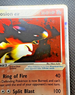 Typhlosion EX 99/100 - 2003 Pokemon Sandstorm Holo Ultra Rare Card NM-/LP+ 🔥🔥 - Image 3