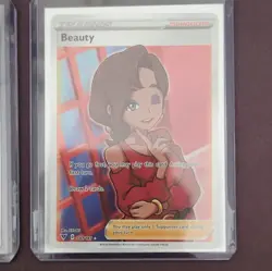 Pokemon TCG Full Art Holo Trainer Supporter Card Lot (4) Opal, Beauty, Honey - Image 3