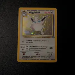 Pokemon TCG Wigglytuff 16/64 Holo Unlimited Rare Card Jungle Base Set 1999 - Image 1