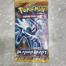 Pokemon TCG Black & White Plasma Blast Dialga Sealed Booster Pack 10 Cards - Image 1