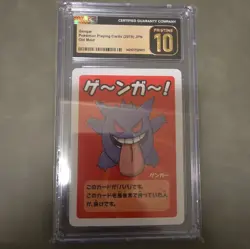 Pokemon Playing Cards 2019 Old Maid Gengar #94 Regular CGC Pristine 10 JP - Image 1