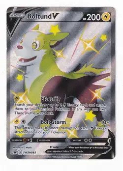 Shiny Boltund V SWSH085 - Black Star Promo - MP Holo - Pokemon TCG - Image 1