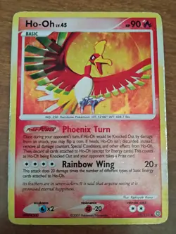 Pokemon Ho-Oh 10/132 Secret Wonders Holo Rare 90 HP Basic Eng - Image 1
