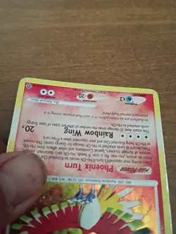 Pokemon Ho-Oh 10/132 Secret Wonders Holo Rare 90 HP Basic Eng - Image 4