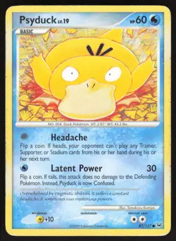 Psyduck 87/127 Common Platinum Pokemon Lightly Played - Image 1