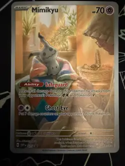Pokemon TCG - Mimikyu 075 Full Art Promo Rare Scarlet & Violet NM/M - Image 1