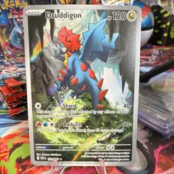 Pokemon TCG Druddigon 151/086 Holo Rare Sv: White Flare English HP120 - Image 1