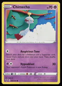 Chimecho 072/185 Common Vivid Voltage Pokemon Lightly Played - Image 1