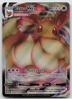 Eevee VMAX SWSH087 Holo Promo Sword & Shield Promo Pokemon Holo Near Mint - Image 1