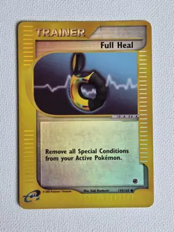 Pokemon Trainer Holo Set (4): Full Heal, Team Aqua Belt, Potion Stamped, Bill's - Image 4