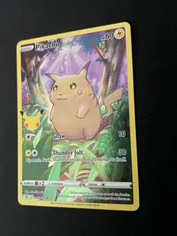 Pikachu 005/025 Holo Rare Pokemon Celebrations - NM/M - Image 2