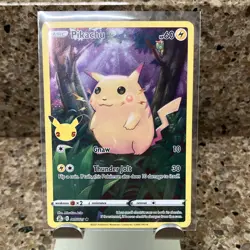 Pokemon TCG Pikachu Celebrations 005/025 Holo Rare English HP60 25th Anniv - Image 1