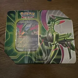 Pokemon TCG: Paradox Clash Tin (Iron Leaves ex) Sealed - Image 1