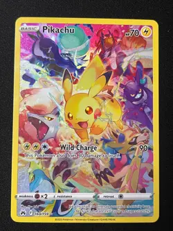 Pokemon Pikachu (Secret) Secret Rare SWSH: Crown Zenith 160/159 NM - Image 1