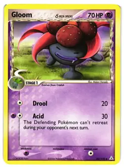 Pokemon TCG Gloom 42/110 Holon Phantoms LP - Image 1