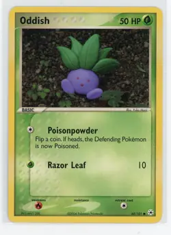 Pokemon TCG - Oddish 68/101 - Hidden Legends - Common - Image 1