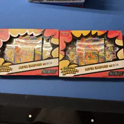 2x Pokemon Mega Emboar EX Mega Evolution Ascended Heroes Promo Booster Box - Image 1