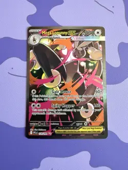 Pokemon TCG Mega Lopunny ex 128/094 Me02 Phantasmal Flames Holo ENG - Image 2