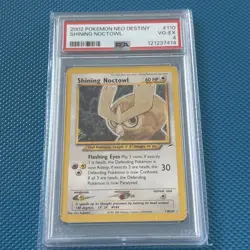 Pokemon Shining Noctowl 110/105 Neo Destiny Vintage Holo PSA 4 - Image 1