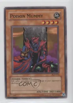 Poison Mummy YuGiOh Pharaonic Guardian #PGD-016 2003 READ - Image 1