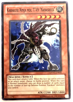 YuGiOh! - Karakuri Ninja MDL 7749 "Nanashick" - Common - Image 1
