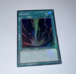 Yugioh RaigekI LOB-EN053 Super Rare Reprint (NM) - Image 1