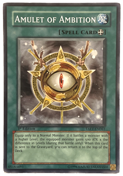 YuGiOh! - Amulet of Ambition - TAEV-EN061 - 1st Edition - Common - Image 1