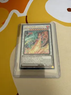 Yugioh Sangenpai Transcendent Dragion 25LP-EN007 Ultra Rare Emblazoned - Image 1