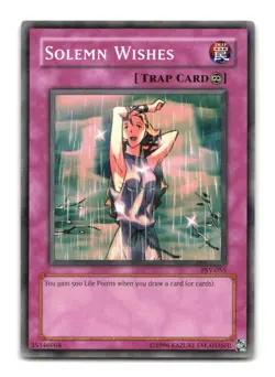 Solemn Wishes - PSV-055 - YuGiOh-LP - Image 1