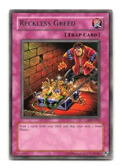 Reckless Greed - PGD-051 Rare - YuGiOh-LP - Image 1