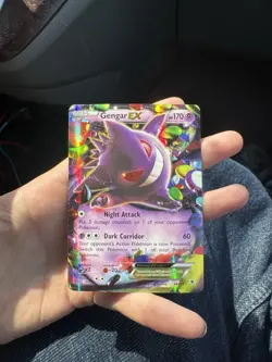 Pokemon Gengar EX Holo Ultra Rare TCG Card 34/119 Phantom Forces - Image 1