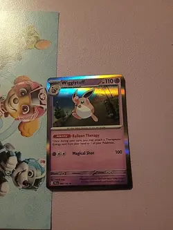 WIGGLYTUFF Holo Rare Scarlet Paldea Evolved Pokemon TCG Card 084/193 Fresh Pull - Image 1