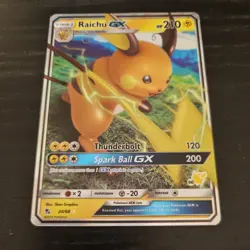 Raichu GX 20/68 Battle Academy Hidden Fates Pokemon Card - Image 1