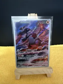 Groudon Pokemon Card - Swelling Power, Keynan Purge Abilities - Image 1