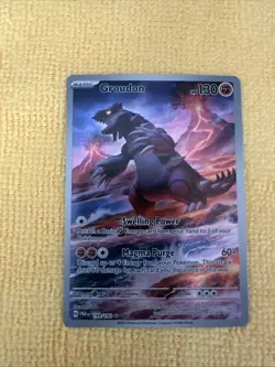 Groudon Pokemon Card - Swelling Power, Keynan Purge Abilities - Image 3