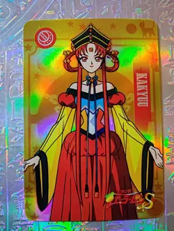 Card Goddess Anime Sailor Moon Mercury Mars Jupiter Venus Sexy Holo Oil - Image 1