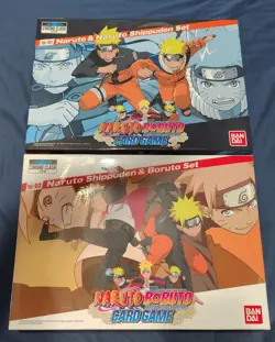 Naruto Boruto Chrono Clash Card Game Board Bandai Special Edition NB-01 NB-02 - Image 1