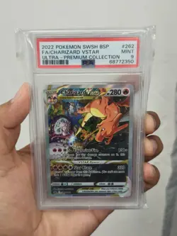 Charizard VSTAR SWSH262 PSA 9 Sword & Shield Promo Holo Card - Image 1