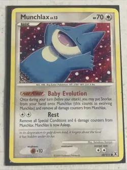 2009 Pokemon Card Platinum Rising Rivals, #69/111 Munchlax Lv. 13 Common - Image 1