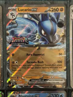 POKEMON PRISMATIC MEGA EVOLUTIONS STAMPED ALAKAZAM MEGA ABSOL EX +MORE CARD LOT - Image 3