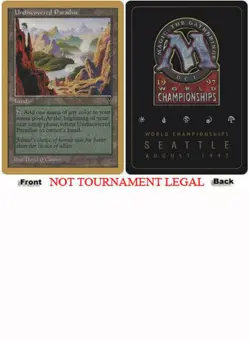 Undiscovered Paradise (Paul McCabe - 1997) World Championship NM CARD ABUGames - Image 1