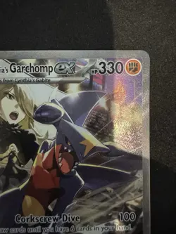 Pokemon Cynthia's Garchomp EX Trading Card Holo Rare 330 HP - Image 3