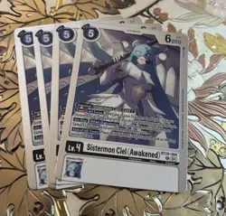 Digimon Card Game Playset Sistermon Ciel (Awakened) Foil BT20-084 R Special 2.5 - Image 1