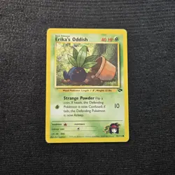 Pokemon TCG Gym Challenge Erika's Oddish Common Card 70/132 - Image 1
