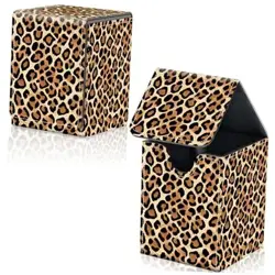 Card Deck Box for Trading Cards, MTG Deck Box Card Deck Box-2 Leopard Print 04 - Image 1