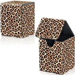 Card Deck Box for Trading Cards, MTG Deck Box Card Deck Box-2 Leopard Print 04 - Image 2